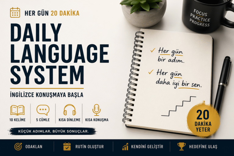 Korumalı: Daily Language System: Her Gün 20 Dakika ile İngilizce Konuş
